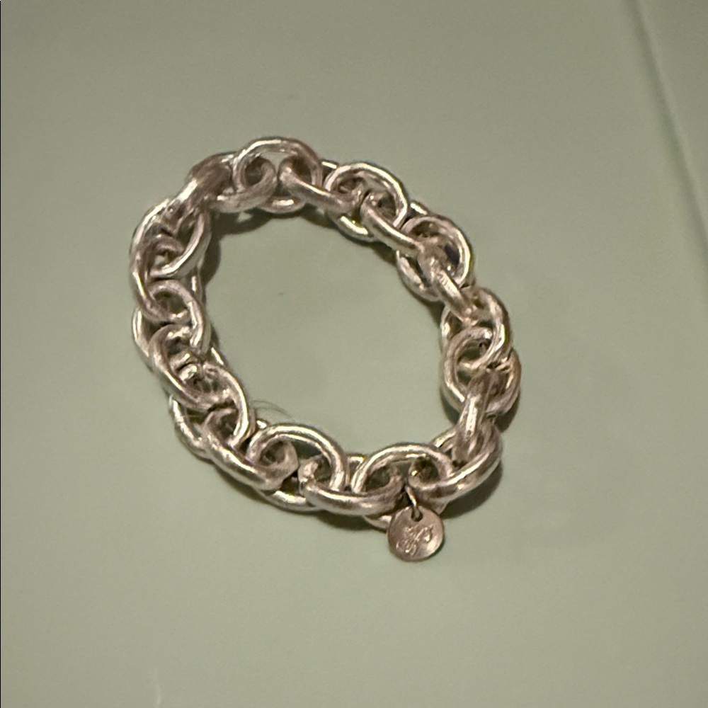 Plunder brand Elegant Silver Chain Bracelet